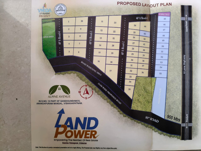  217 Sq. Yards Residential Plot for Sale in Gandigundam, Visakhapatnam