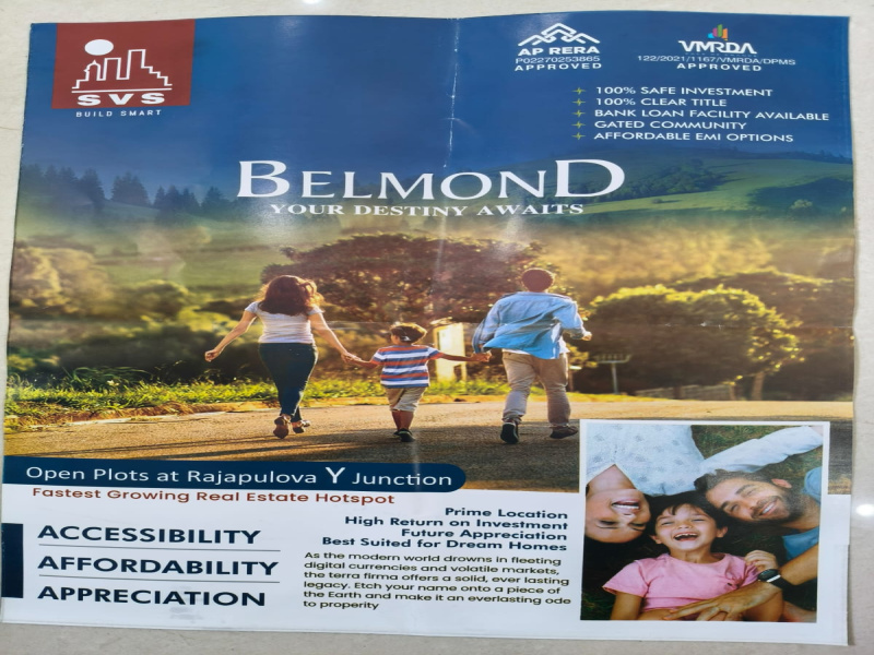  167 Sq. Yards Residential Plot for Sale in Tagarapuvalasa, Visakhapatnam