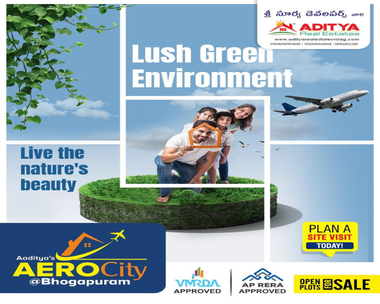  167 Sq. Yards Residential Plot for Sale in Bhogapuram, Visakhapatnam