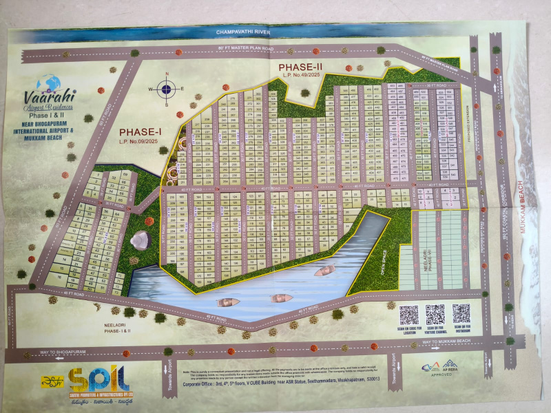  167 Sq. Yards Residential Plot for Sale in Bhogapuram, Visakhapatnam