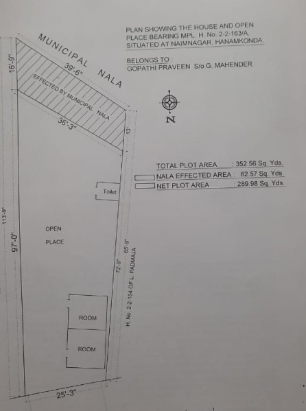  280 Sq. Yards Residential Plot for Sale in Hanamkonda, Warangal