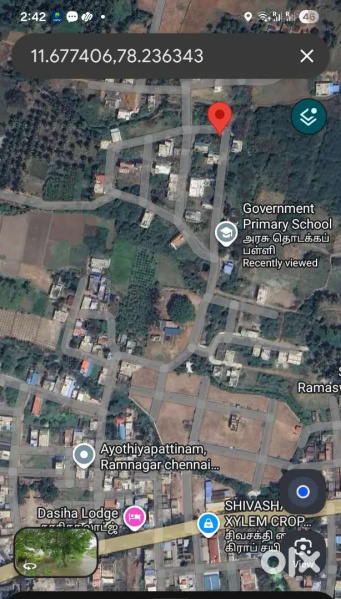  1500 Sq.ft. Residential Plot for Sale in Ayothiapattinam, Salem