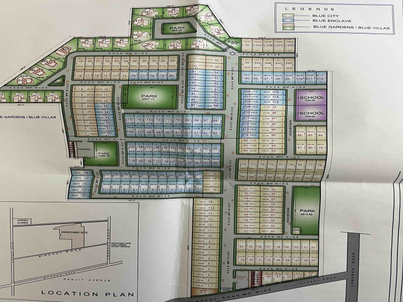 201 Sq. Yards Residential Plot for Sale in Meerankot Road, Amritsar