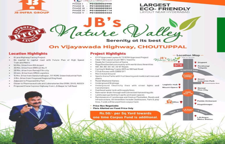  200 Sq.ft. Residential Plot for Sale in Chotuppal, Hyderabad