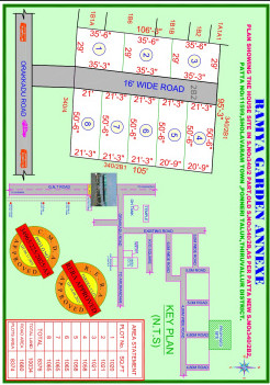  1008 Sq.ft. Residential Plot for Sale in Sholavaram, Thiruvallur