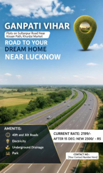 Residential Plot for Sale in Sultanpur Road, Lucknow