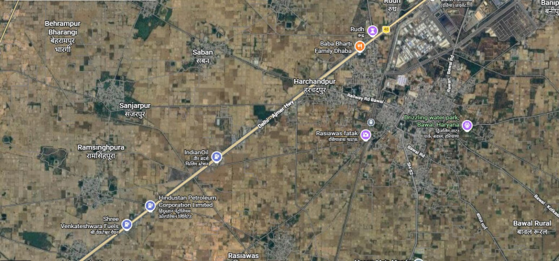  22 Acre Agricultural/Farm Land for Sale in Bawal, Rewari