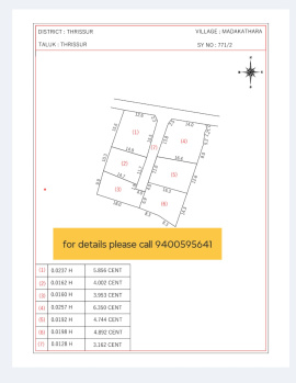  Residential Plot for Sale in Chembukkav, Thrissur