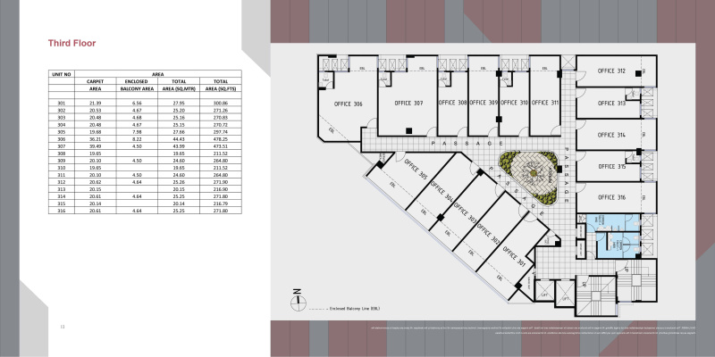  681 Sq.ft. Office Space for Rent in Kasarwadi, Pune