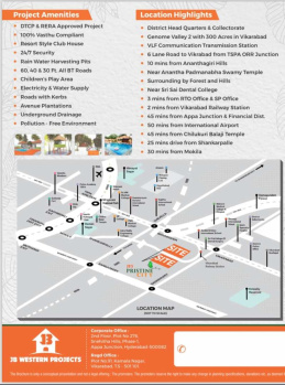  Residential Plot for Sale in Anantagiri Hills, Vikarabad