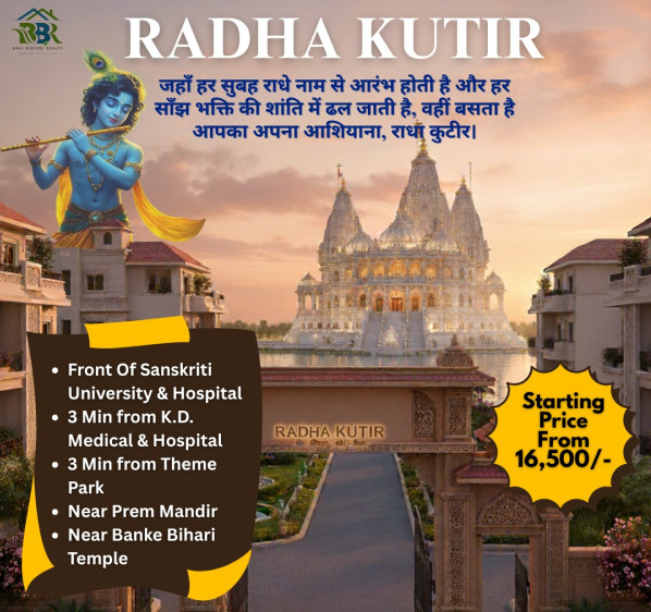  100 Sq. Yards Residential Plot for Sale in NH-19, Vrindavan