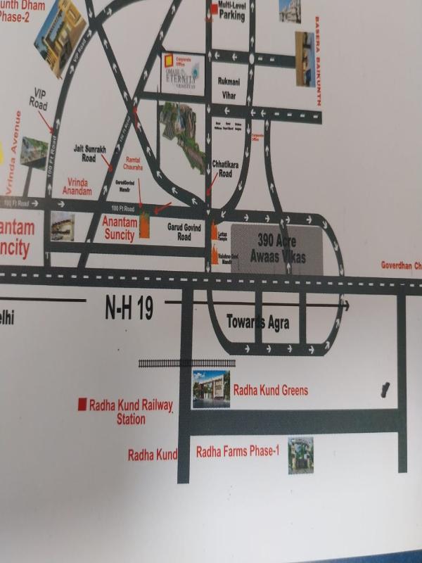  72 Sq. Yards Residential Plot for Sale in VIP Road, Vrindavan