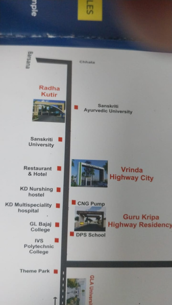  122 Sq. Yards Residential Plot for Sale in NH-19, Vrindavan