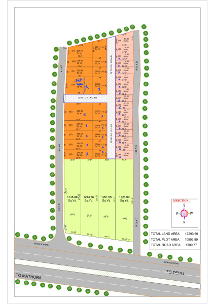  124 Sq. Yards Residential Plot for Sale in NH-2, Vrindavan