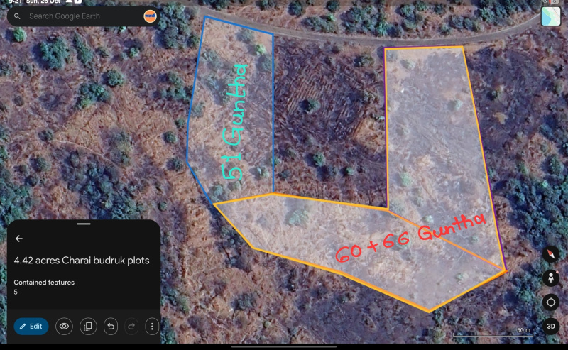  177 Guntha Agricultural/Farm Land for Sale in Mangaon, Raigad