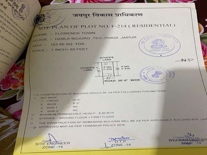  1382 Sq.ft. Residential Plot for Sale in Ganeshpura, Jaipur