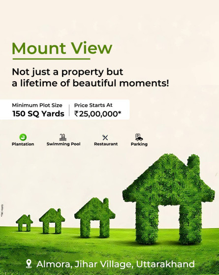  150 Sq. Yards Residential Plot for Sale in Jihar village Almora