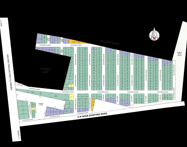  1800 Sq.ft. Residential Plot for Sale in Ongole, Prakasam