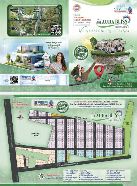  1800 Sq.ft. Residential Plot for Sale in Ongole, Prakasam