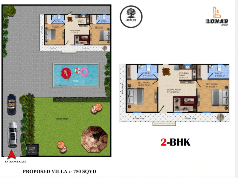 1 BHK 550 Sq.ft. Farm House for Sale in Babugarh, Hapur