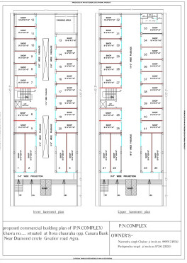 157 Sq.ft. Commercial Shop for Sale in Itaura, Agra