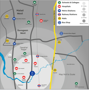 2.5 BHK Flat for Sale in Goregaon West, Mumbai