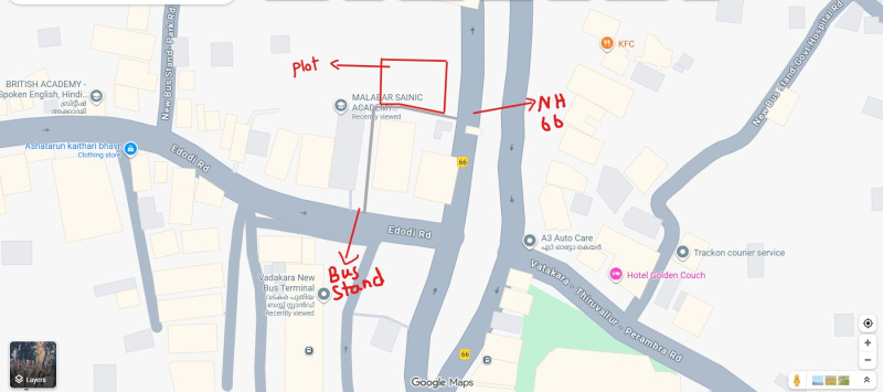  24 Cent Commercial Land for Sale in Vadakara, Kozhikode