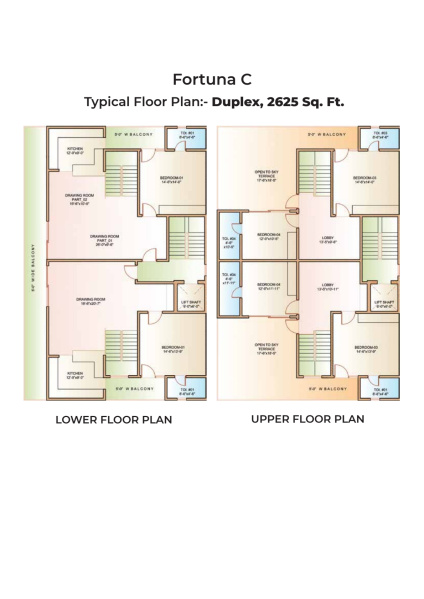 3 BHK 1800 Sq.ft. Apartment for Sale in Salarpur Khadar, Sector 107 Noida