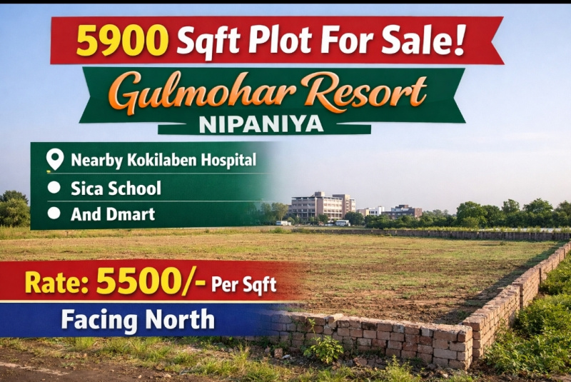 5900 Sq.ft. Residential Plot for Sale in Nipania, Indore