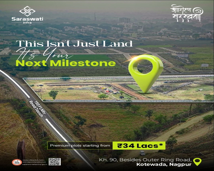  1500 Sq.ft. Residential Plot for Sale in Kothewada, Nagpur