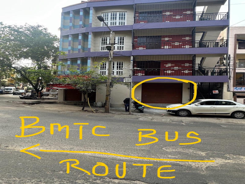  800 Sq.ft. Commercial Shop for Rent in Mathikere, Bangalore