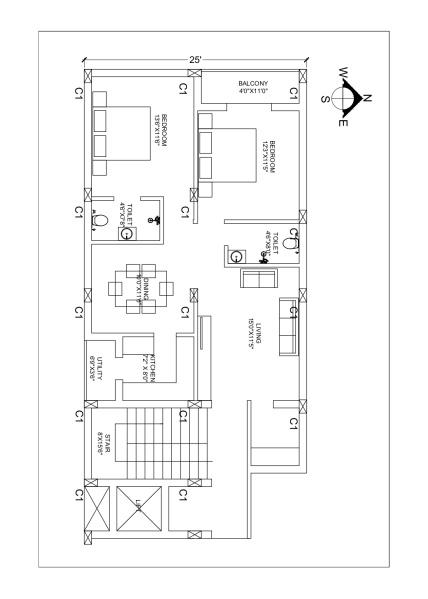 2 BHK 1200 Sq.ft. Apartment for Sale in Patia, Bhubaneswar