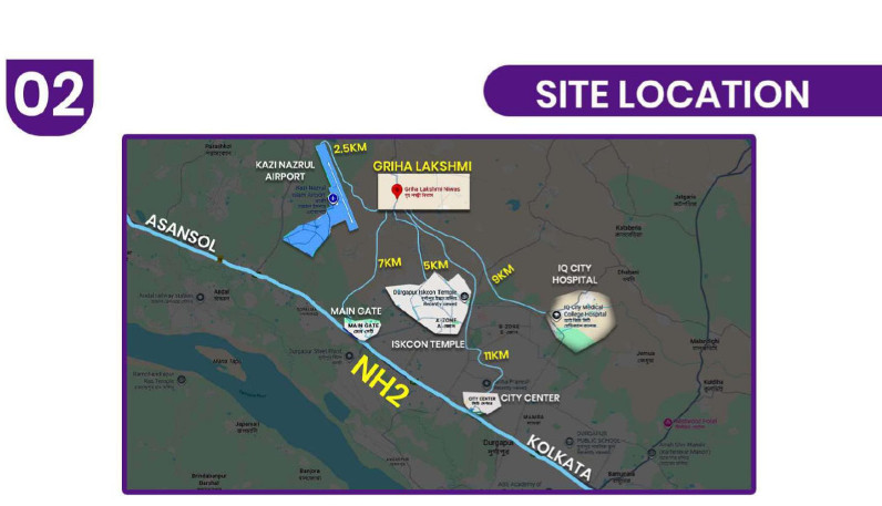  1850 Sq.ft. Residential Plot for Sale in Ichapur, Durgapur