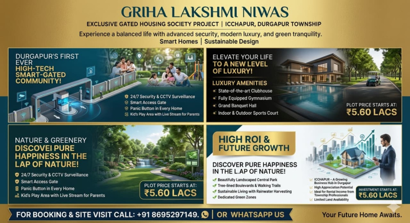  3000 Sq.ft. Residential Plot for Sale in Ichapur, Durgapur