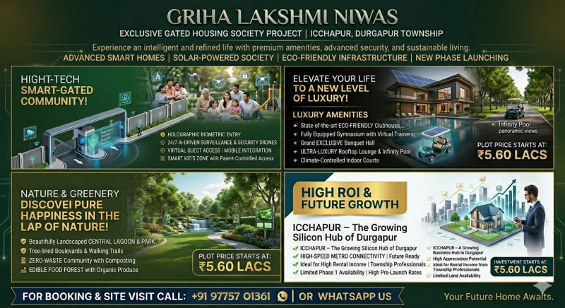  4020 Sq.ft. Residential Plot for Sale in Ichapur, Durgapur