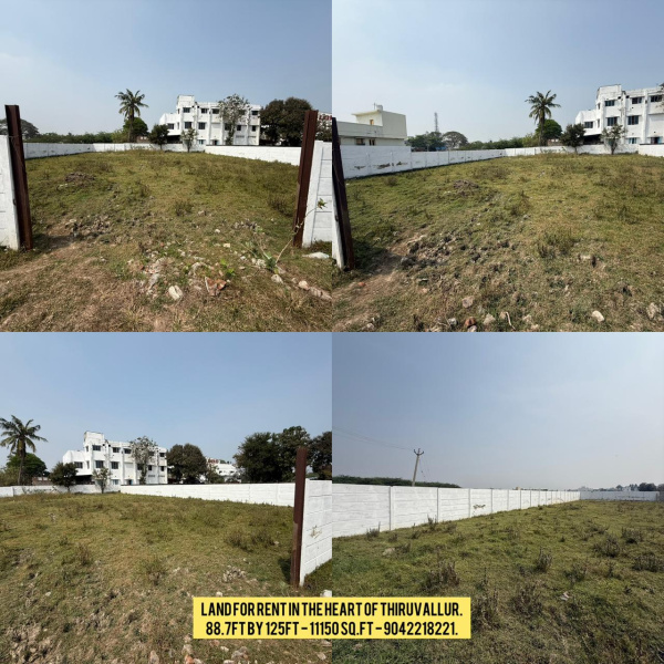  11150 Sq.ft. Commercial Land for Rent in Kakkalur, Thiruvallur