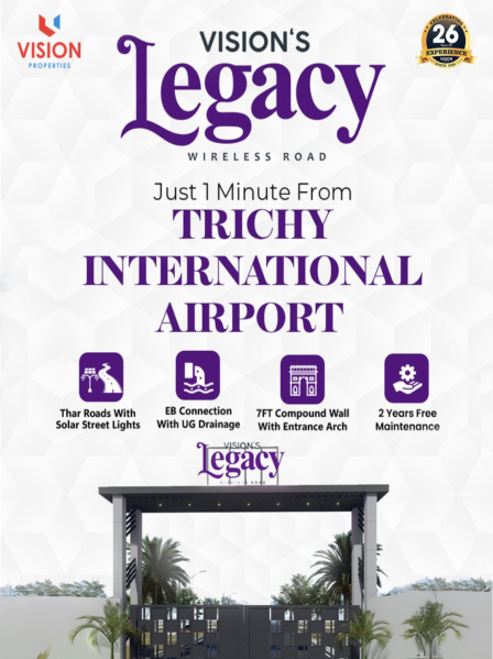  1650 Sq.ft. Residential Plot for Sale in KK Nagar, Tiruchirappalli