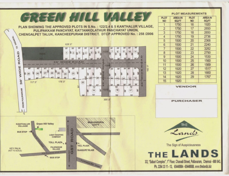  1500 Sq.ft. Residential Plot for Sale in Pulipakkam, Chengalpattu