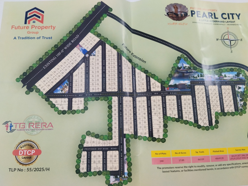  314 Sq. Yards Residential Plot for Sale in Nizampet, Hyderabad