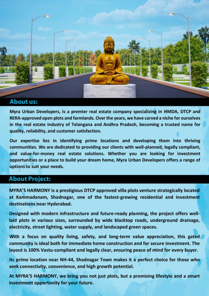  147 Sq. Yards Residential Plot for Sale in Shadnagar, Hyderabad