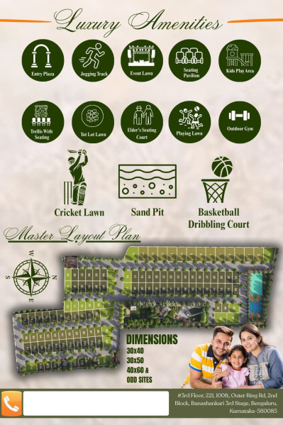  1200 Sq.ft. Residential Plot for Sale in Hampapura, Bangalore