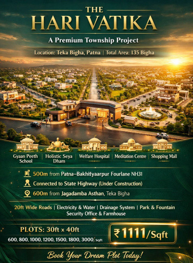  1200 Sq.ft. Residential Plot for Sale in Begampur, Patna