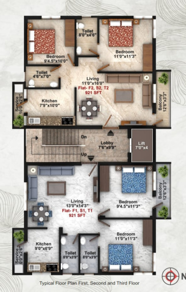 2 BHK 645 Sq.ft. Apartment for Sale in Gerugambakkam, Chennai