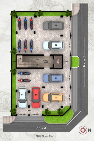 2 BHK 645 Sq.ft. Apartment for Sale in Gerugambakkam, Chennai