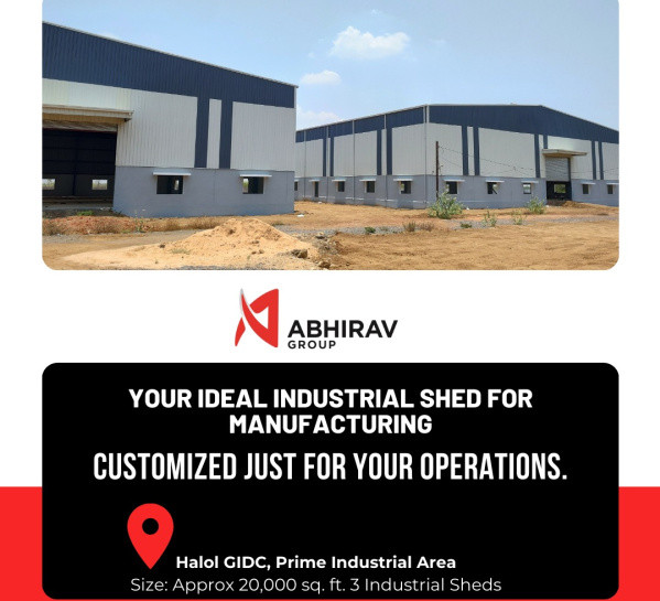  260000 Sq.ft. Factory for Rent in Halol, Vadodara