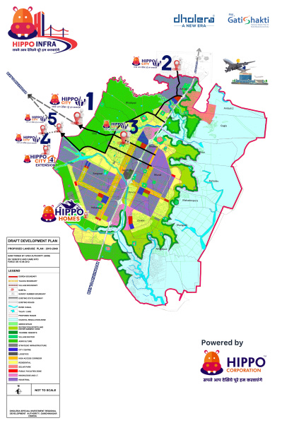  1007 Sq.ft. Residential Plot for Sale in Dholera, Ahmedabad