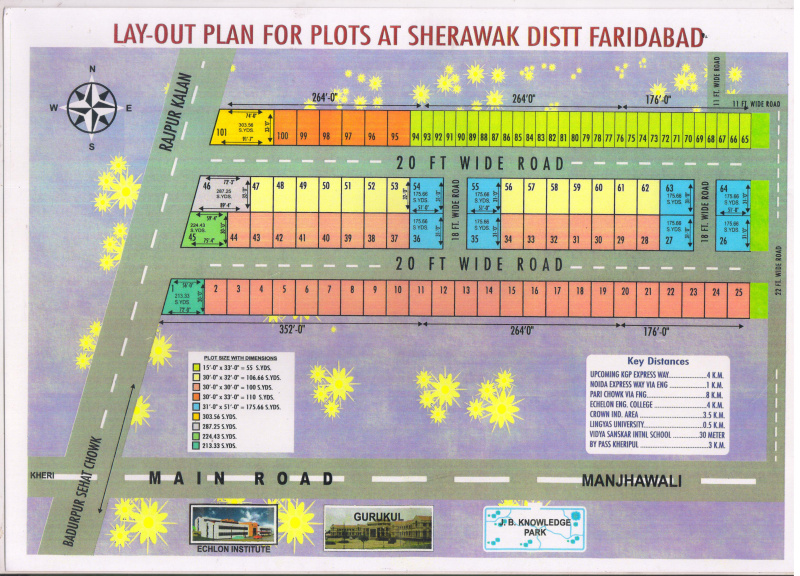  100 Sq. Yards Residential Plot for Sale in Kanwara Village, Faridabad
