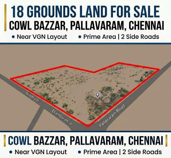  1 Ares Residential Plot for Sale in Cowl Bazar, Chennai