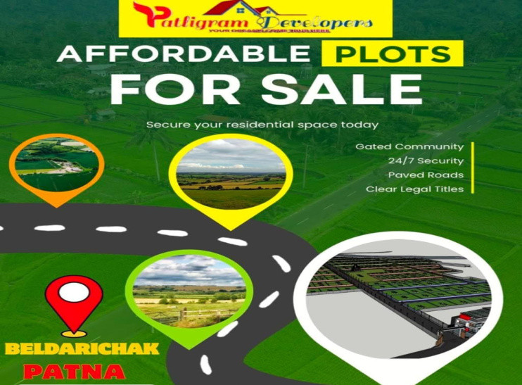  1200 Sq.ft. Residential Plot for Sale in Beldari Chak, Patna