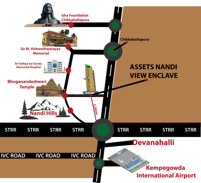  600 Sq.ft. Residential Plot for Sale in Devanhalli Road, Bangalore
